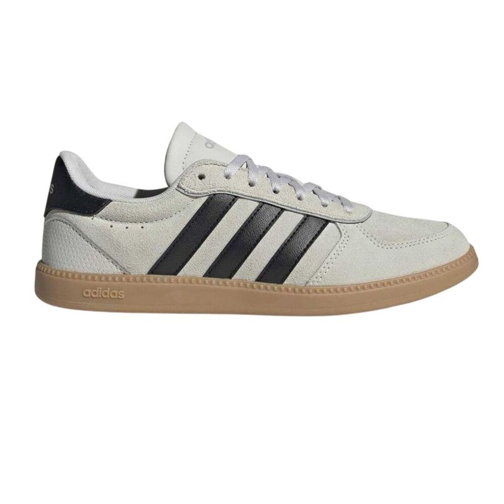 Adidas Womens/Ladies Sleek Suede Sneakers / Beige/Black/Gum